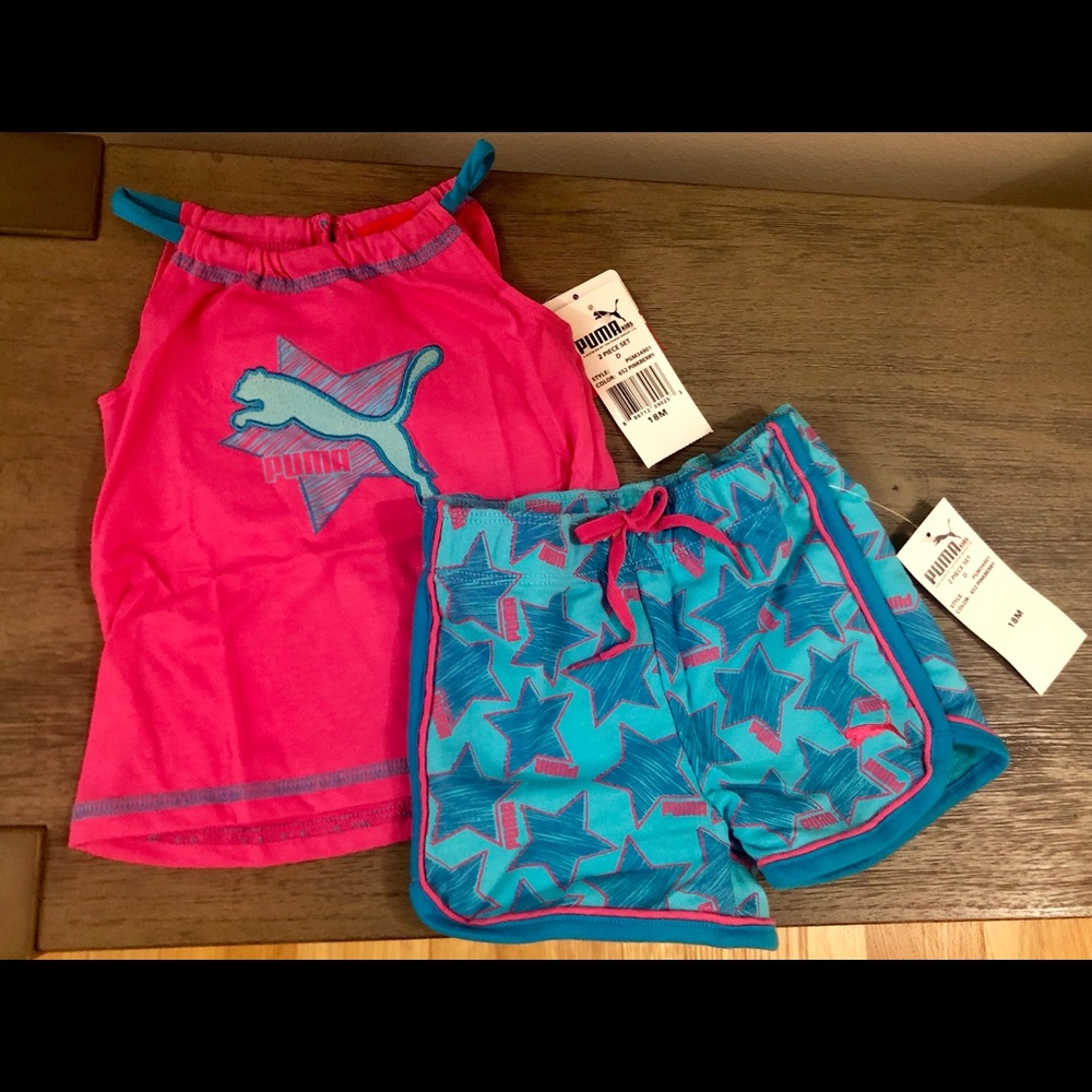 PUMA Kids Tank and Short Set